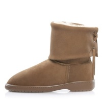 Dominion 'Rosie' Women's Shearling Boots with Suede Cuff, Made in New Zealand