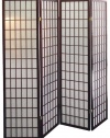 4 Panel Room Divider in Cherry