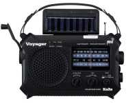 Kaito Electronics Inc. KA500BLK Voyager Solar/Dynamo Emergency Radio - Black