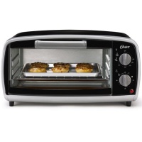 Oster TSSTTVVG01 4-Slice Toaster Oven, Black