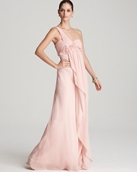 LM by Mignon Gown - Rosette One Shoulder Gown