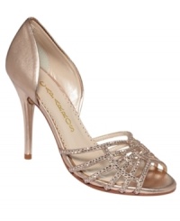 Sparkle the night away in classic style with Caparros Caterina evening pumps.