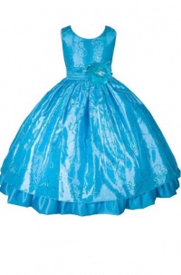 AMJ Dresses Inc Girls Turquoise Fairy Flower Girl Pageant Dress Sizes 2 to 12