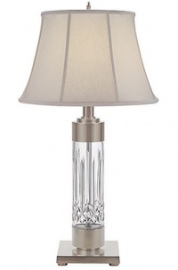 Waterford Crystal 34 1/2-Inch Lismore Column Table Lamp