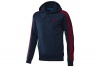 Mens Adidas Originals Pull Over Fleece Hoodie Dark Indigo / University Red X52682