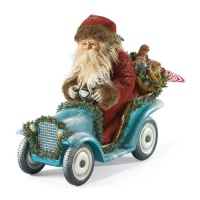 Department 56 Possible Dreams Antique Car Santa, 9-1/2-Inch