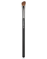 For applying and blending eye shadow. This brush has soft, smooth fibers and a full, angled design. M.A.C professional brushes are hand-sculpted and assembled using the finest quality materials. They feature birch, linden and ramin wood handles, nickel-plated brass ferrules.