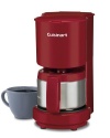 Cuisinart DCC-450R 4-Cup Coffeemaker with Stainless Steel Carafe, Red