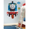 RoomMates RMK1832GM Thomas the Tank Engine Peel and Stick Giant Wall Decal with 3 Hooks