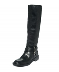 Tall and polished. Enzo Angiolini's Scarly riding boots have an extended calf for a roomier fit.