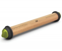 Joseph Joseph Adjustable Rolling Pin Plus, 16.5-Inch, Grey