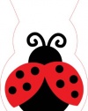 Creative Converting Ladybug Fancy Cello Loot Bags, 12 Count