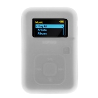 GTMax Clear Rubber Soft Silicone Skin Cover Case for SanDisk Sansa Clip Plus 4GB 8GB