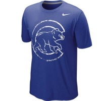 Chicago Cubs Royal Blue Blended Graphic Tri-Blend T-Shirt by Nike