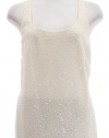 Lauren By Ralph Lauren Pearl Ivory 'Tiri' Sequin Tank Top 10