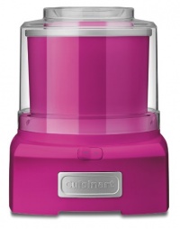 Cuisinart ICE-21PKSLT Frozen Yogurt-Ice Cream & Sorbet Maker, Raspberry