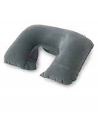 Arrive well-rested. Ergonomically designed for incredible support, this pillow relieves & prevents pressure, tension and strain in your neck and shoulders. A uniquely designed bolster section keeps the pillow securely positioned, so there's no tossing or turning while you travel.