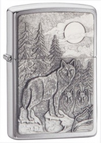 Zippo Timberwolves Emblem Lighter