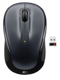 Logitech Wireless Mouse M325 with Designed-For-Web Scrolling - Dark Silver (910-002136)