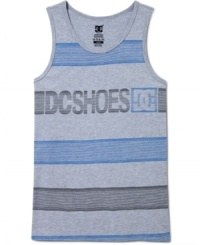 Get tanked. This shirt from DC Shoes is a striped staple for your summer look. (Clearance)