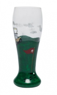 Lolita Hand Painted 19th Hole Pilsner Glass