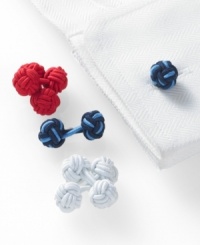 Tie your look together with a pair of cuff knots from Club Room.