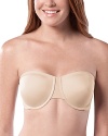 The first-ever stay-put strapless bra! You can wear this bra to cha-cha-cha or day-to-day...either way, it'll stay. Highly engineered cups hug the body for a smooth profile & secure fit. Style #217