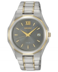 With added solar-power technology, this Seiko watch adds a burst of energy to your day.