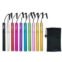 GTMax 10 Pcs Stylus/Styli with Cap & 3.5MM Adapter Plug for Blackberry Z10, Q10; Apple iPad 3, 4 ,The New ipad, iPad Mini, iPod touch 5, iPhone 5, 4 / 4S / 5, LG Nexus 4; Samsung Galaxy Note 2 ; Fuhu Nabi 2 7inch , Nabi Jr. and Other Capacitive Touchscree