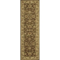 Nourison JA23 Jaipur Rectangle Hand Tufted Area Rug, 2.4 by 8-Feet, Brown