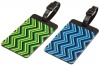 Travelon Luggage Zig Zag Set Of 2 Luggage Tags