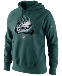 Hands down-make it apparent who your favorite football team is with this Philadelphia Eagles NFL graphic hoodie from Nike.