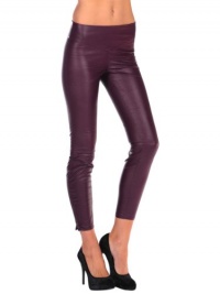 Blank NYC Womens Vegan Leather Legging - Plum - 30