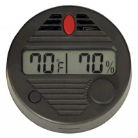 Quality Importers HygroSet II Round Digital Hygrometer for Humidors