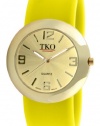 TKO ORLOGI Women's TK614-GYL Gold Slap Metal Yellow Watch