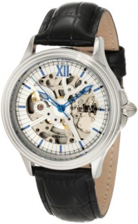 Stuhrling Original Men's 167.33152 Classic Delphi Priam Automatic Skeleton Silver Tone Watch