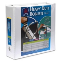 Avery Heavy-Duty View Binder with 3-Inch One Touch EZD Ring, White (79793)