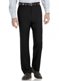 Calvin Klein CK Wool Dress Pants Trousers Mens Black Flat Front Pants