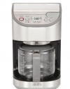 KRUPS KM611D50 Precision Programmable 12-Cup Coffee Maker with Glass Carafe, Grey and Stainless Steel