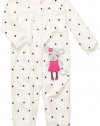 Carter's Infant Long Sleeve One Piece Coverall - Mouse in Dress-18 Months