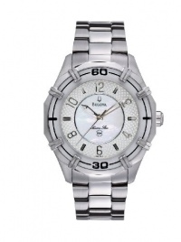 Bulova Women's 96L145 Solano Marine Star Mother of Pearl Watch