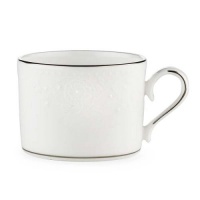 Lenox Floral Veil Bone China Platinum Banded Cup