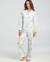 Fresh florals lend summer style to this classic pj pairing in plush cotton sateen from Lauren Ralph Lauren.