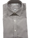 Michael Kors Non-iron Dress Shirt - Charcoal Mini Check