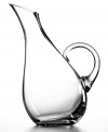 Forgo bottle service for The Cellar's Premium wine carafe. With an artful lean and sturdy handle, this versatile glassware looks fresh on any table, at every meal and occasion.