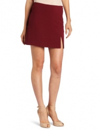 BCBGeneration Women's Slit A Line Skirt, Rosewood, 4