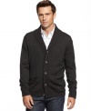 Button up your relaxed look with this versatile merino-wool blend cardigan from Club Room.