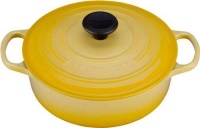 Le Creuset Enameled Cast Iron 3.5 qt. Round Wide Oven - Soleil