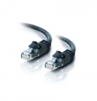 C2G / Cables to Go 27150 Cat6 550 MHz Snagless Patch Cable, Black (1 Foot)