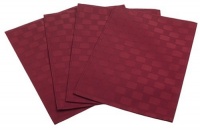 Reflections Placemats 4-Pack, Merlot